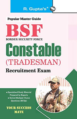 Bsf: Constable (Tradesman) Exam Guide