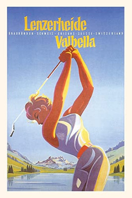 Vintage Journal Golfing In Switzerland