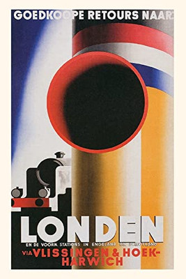 Vintage Journal Channel Crossing Travel Poster
