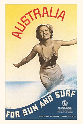 Vintage Journal Australia For Sun And Fun Travel Poster