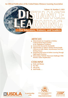 Distance Learning: Volume 18 #2 (Distance Learning Journal)