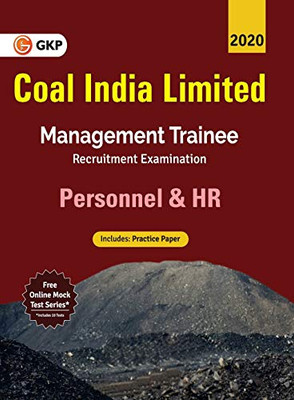 Coal India Ltd. 2019-20: Management Trainee - Personnel & Hr