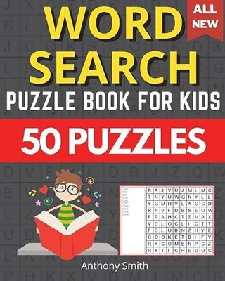 Easy Word Search For Kids (4 Letters Words): Activity Book For Kids
