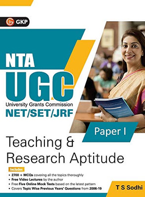 Nta Ugc (Net/Set/Jrf ) 2020: Paper I - Teaching & Research Aptitude