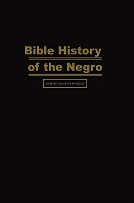 Bible History Of The Negro - Paperback