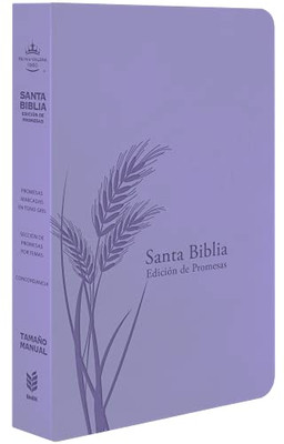 Santa Biblia de Promesas Reina Valera 1960 Tamaño Manual Letra Grande | Lavanda claro (Spanish Edition)