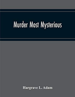 Murder Most Mysterious