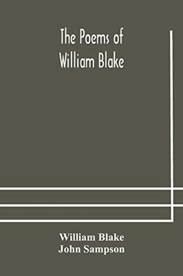 The poems of William Blake - Paperback