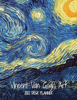 Vincent Van Gogh Art 2022 Desk Planner