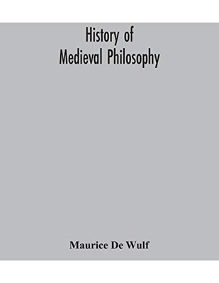 History of medieval philosophy - Paperback