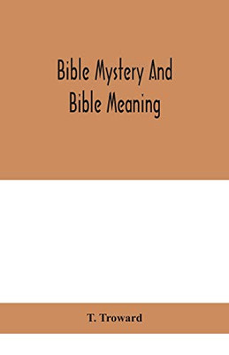 Bible mystery and Bible meaning - Paperback