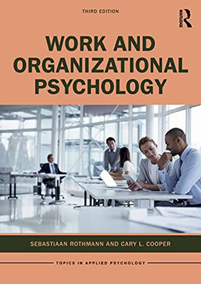 Work and Organizational Psychology (Topics in Applied Psychology) - Paperback