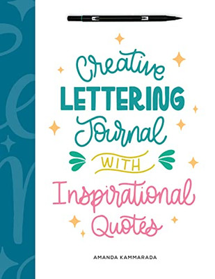 Creative Lettering Journal with Inspirational Quotes