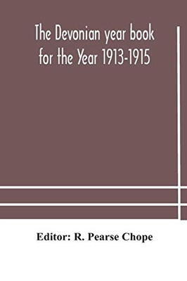 The Devonian year book for the Year 1913-1915 - Paperback