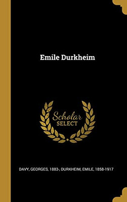 Emile Durkheim (French Edition)