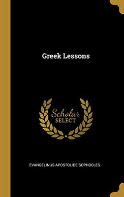 Greek Lessons - Hardcover