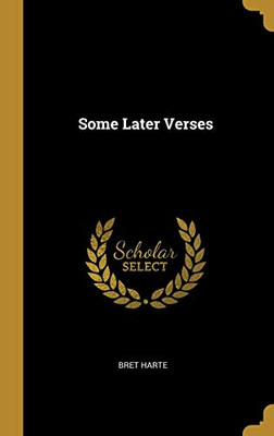 Some Later Verses - Hardcover