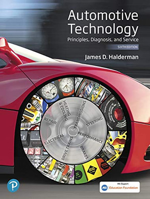 Automotive Technology: Principles, Diagnosis, and Service (Halderman Automotive Series)