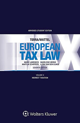 European Tax Law, Volume II (Student edition)