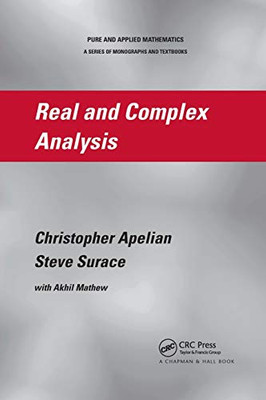 Real and Complex Analysis (Pure and Applied Mathematics)