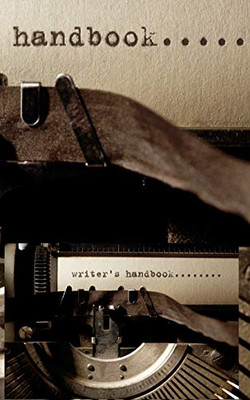writer's typewriter themed handbook blank journal