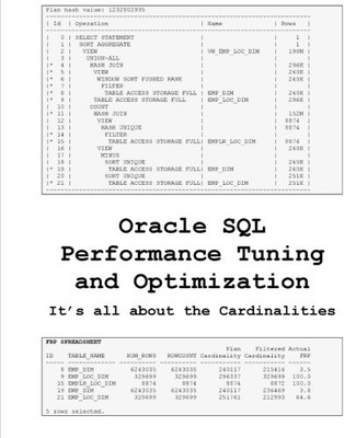 Oracle SQL Performance Tuning and Optimization: It's all about the Cardinalities