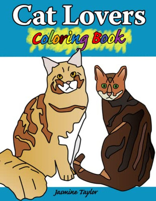 Cat Lovers Coloring Book