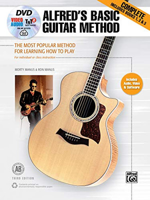 Alfred's Basic Guitar Method, Complete: The Most Popular Method for Learning How to Play, Book, DVD & Online Video/Audio/Software (Alfred's Basic Guitar Library)