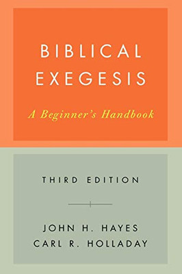 Biblical Exegesis: A Beginner's Handbook