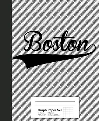 Graph Paper 5X5: Boston Notebook (Weezag Graph Paper 5X5 Notebook)