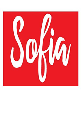 Sofia: 6X9 College Ruled Line Paper 150 Pages