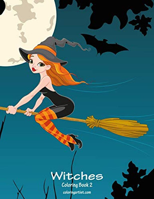 Witches Coloring Book 2