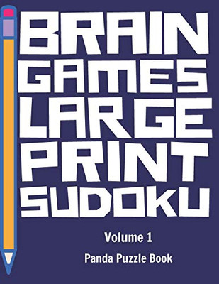 Brain Games Large Print Sudoku: Sudoku Books For Adults Hard (Volume)