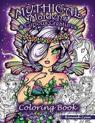 Mythical Maidens & Curious Creatures Coloring Book