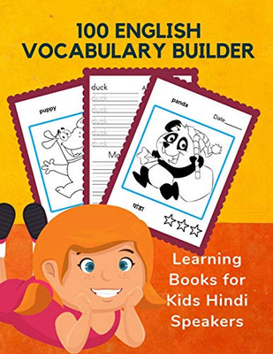 100 English Vocabulary Builder Learning Books For Kids Hindi Speakers: First Learning Bilingual Frequency Animals Word Card Games. Full Visual ... Beginners, Preschool Kid (???????? ?????)