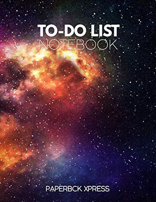 To Do List Notebook: Personal & Business Tasks With Priority Status, Daily To Do List, Checklist Paper Agenda 8.5 X 11 - Galaxy Stars Edition (To Do List Notebooks)