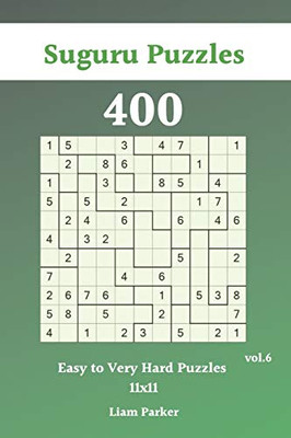 Suguru Puzzles - 400 Easy To Very Hard Puzzles 11X11 Vol.6