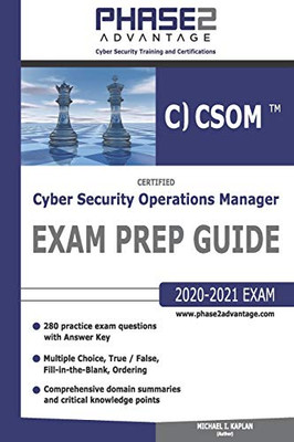Certified Cyber Security Operations Manager: Exam Prep Guide
