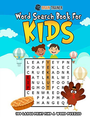 Word Search Book For Kids - 100 Large Print Find A Word Puzzles