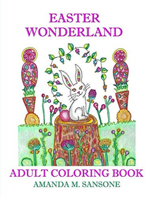 Easter Wonderland: Adult Coloring Book