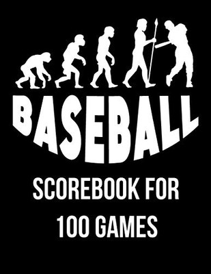 Baseball: Scorebook For 100 Games