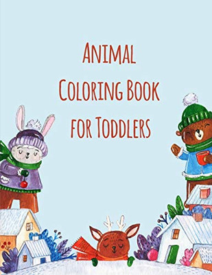 Animal Coloring Book For Toddlers: Stress Relieving Animal Designs (Sport Animals)