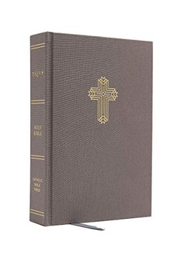 NRSV, Catholic Bible, Journal Edition, Cloth over Board, Gray, Comfort Print: Holy Bible