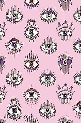 Password Book: Include Alphabetical Index With Eyes Magical Pattern Sign Esoteric Inspiration