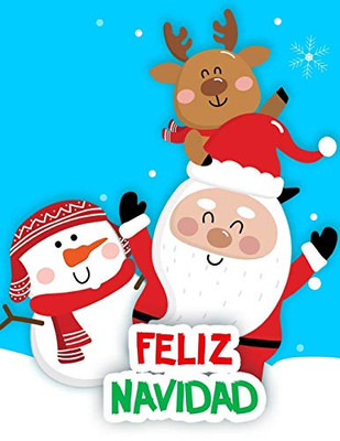 Feliz Navidad: Libro De Colorear (Spanish Edition)