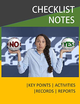 Checklist Notes: Checklist Template, Types Of Checklist, Key Notes, Key Areas