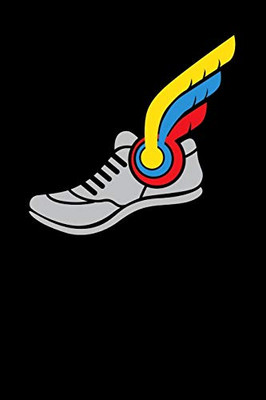 Winged Sneaker: 120 Pages I 6X9 I Music Sheet I Funny Track & Field & Athletics Gifts I Apparel