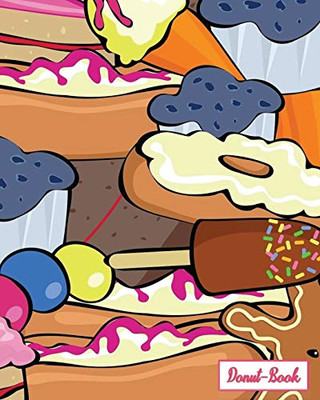 Donut-Book: Donut And Ice Cream Print Cover