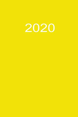 2020: Terminbuch 2020 A5 Gelb (German Edition)