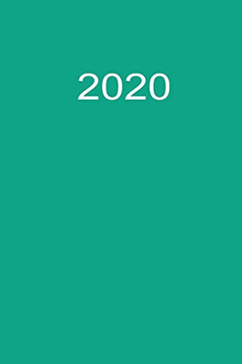 2020: Terminbuch 2020 A5 Türkisblau (German Edition)